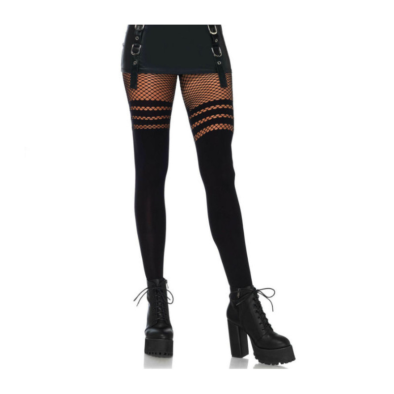Leg Avenue - Pantyhouse  Rayures Fisnhet